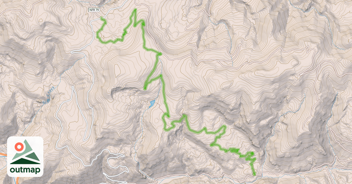 Map of Lake of the Pines Trail