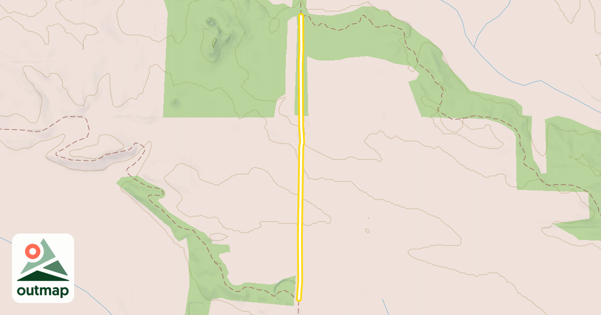 Map of Lone Rock Loop