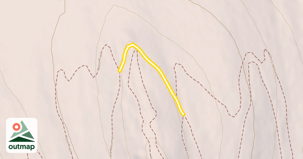 Map of Eric's Around the Mountain