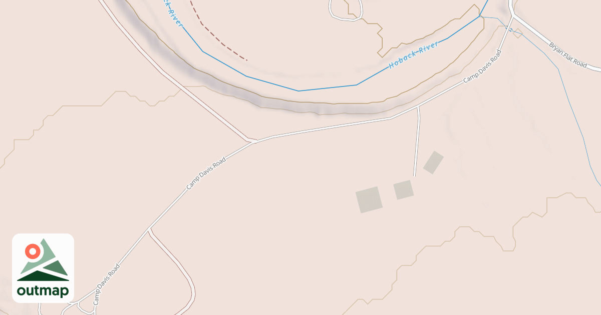 Map of CAMP DAVIS