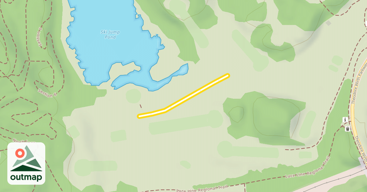 Map of Green Meadow Loop