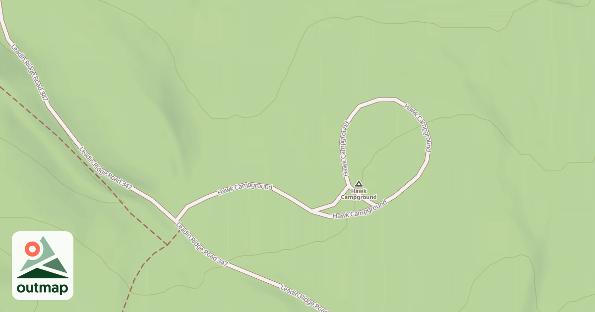 Map of HAWK CAMPGROUND