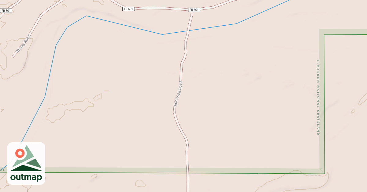 Map of ROOSEVELT