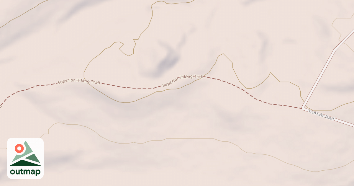 Map of Hovland Woods Trail