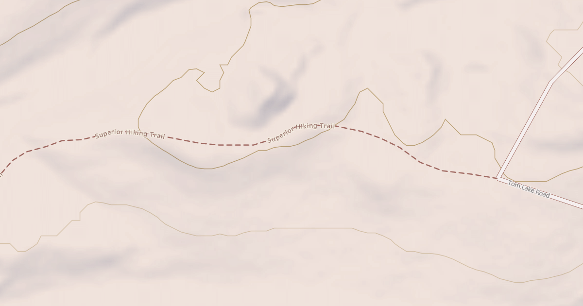 Map preview of Hovland Woods Trail