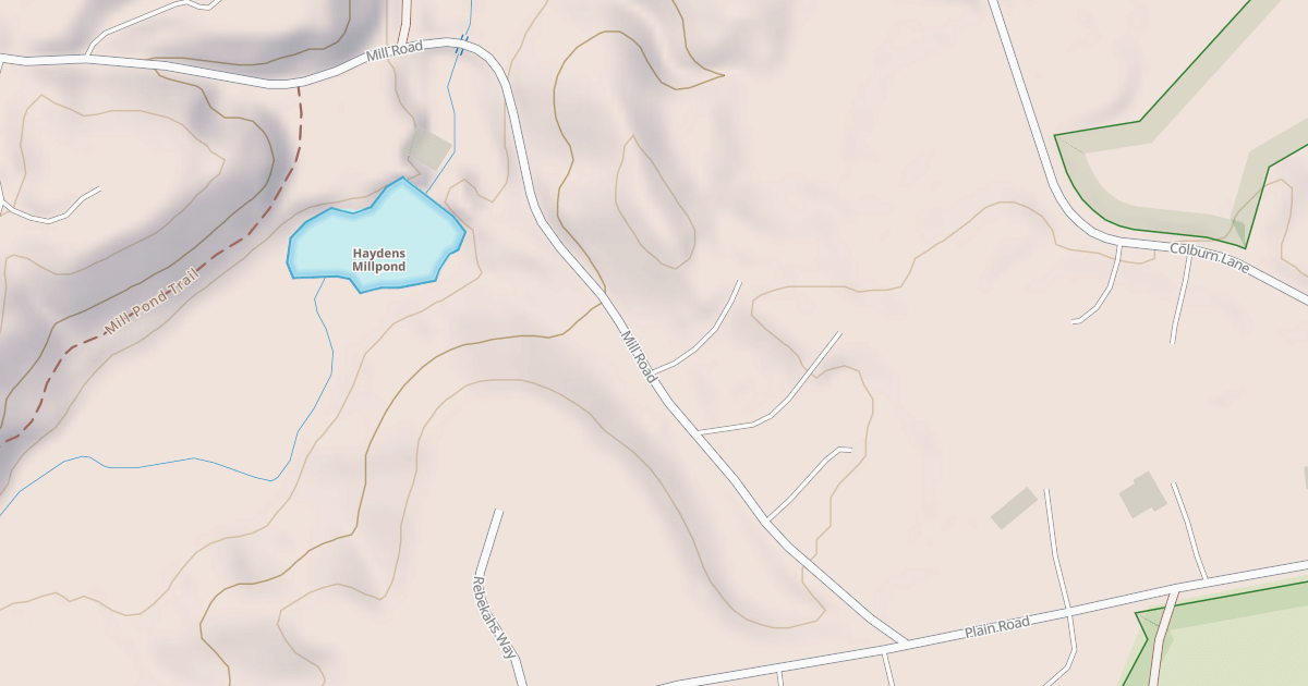 Map preview of Mill Rd