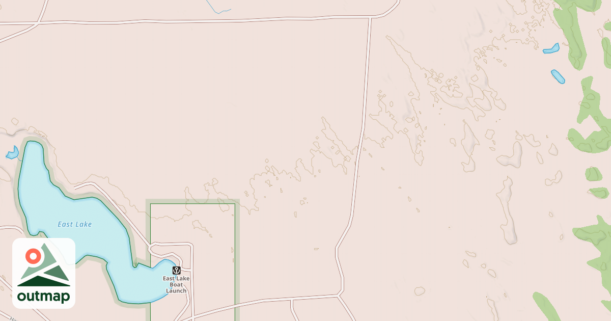 Map of EAST LAKE EAST