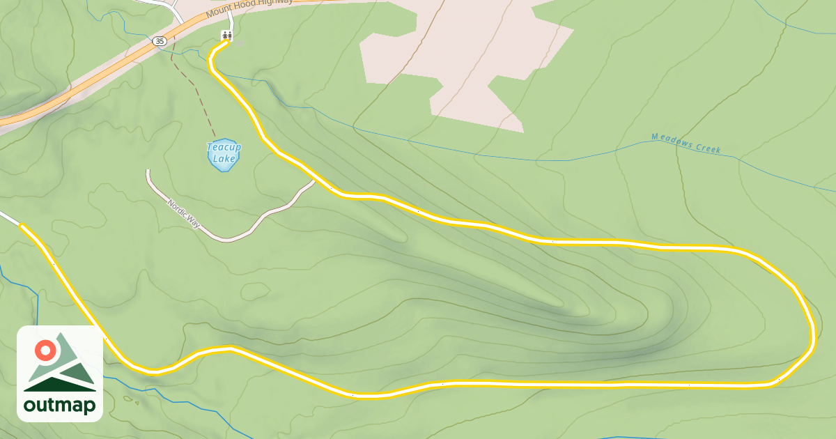 Map of Hood River Road