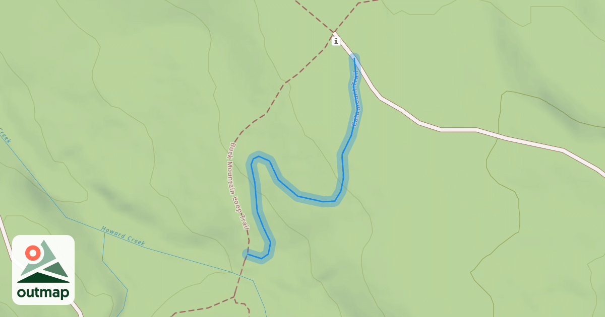 Map of Catamount Trail