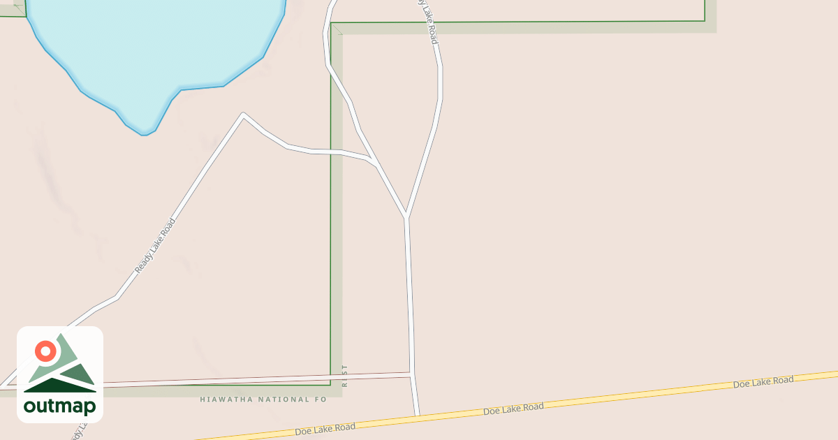 Map of DOE LAKE SPUR G