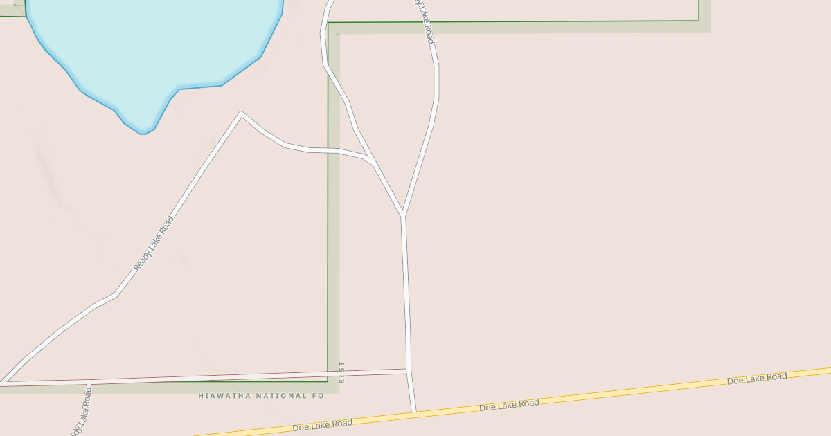 Map preview of DOE LAKE SPUR G