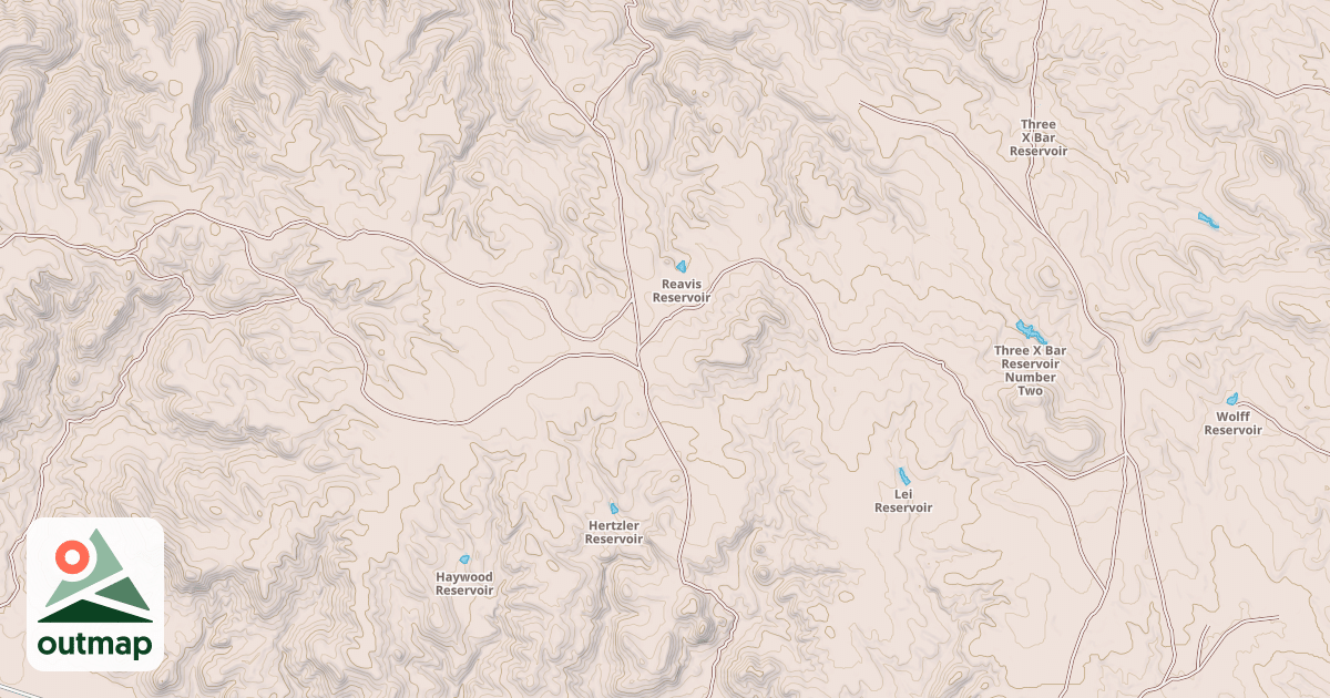 Map of WILD HOG BUTTE