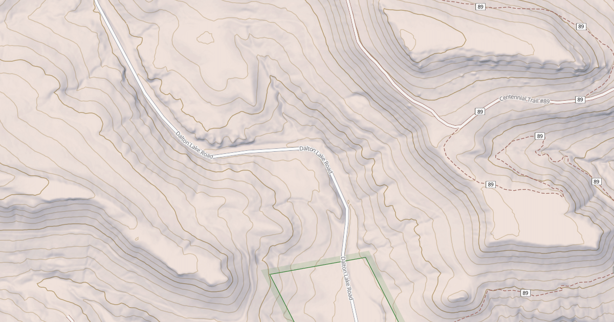 Map preview of DALTON LAKE BR 1D