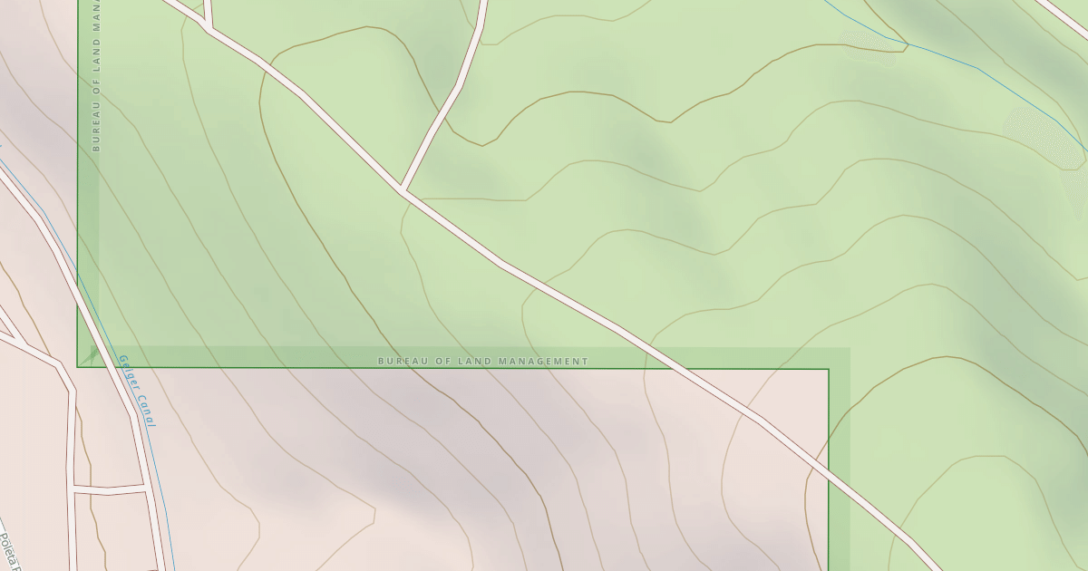 Map preview of BLM National GTLF Public Motorized Roads 776685c2-f066-4056-9738-5799f02f23a0