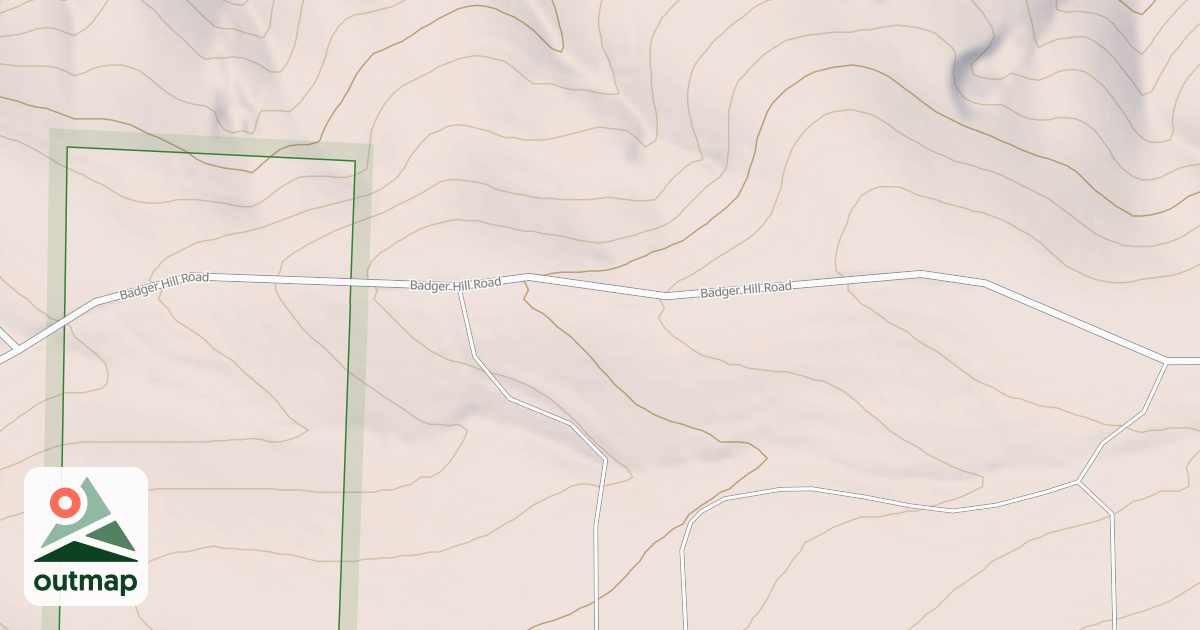 Map of BADGER HILL