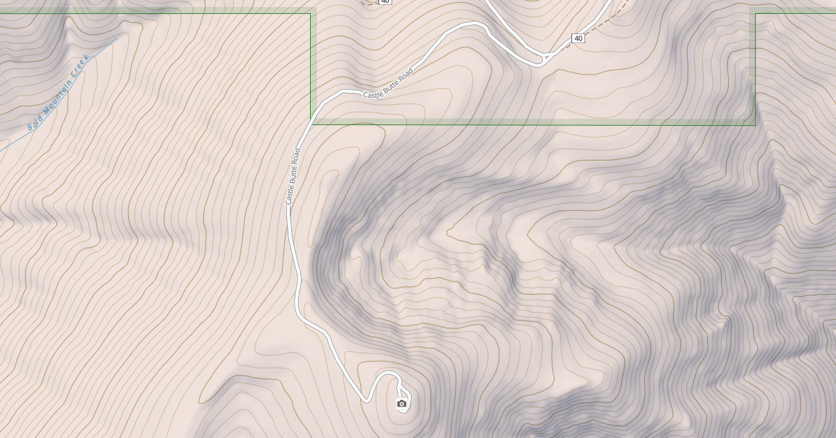 Map preview of CASTLE BUTTE