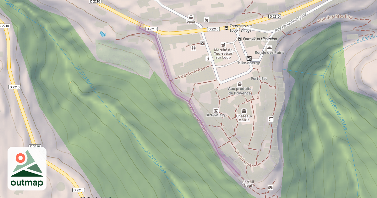 Map of Chemin de Ronde