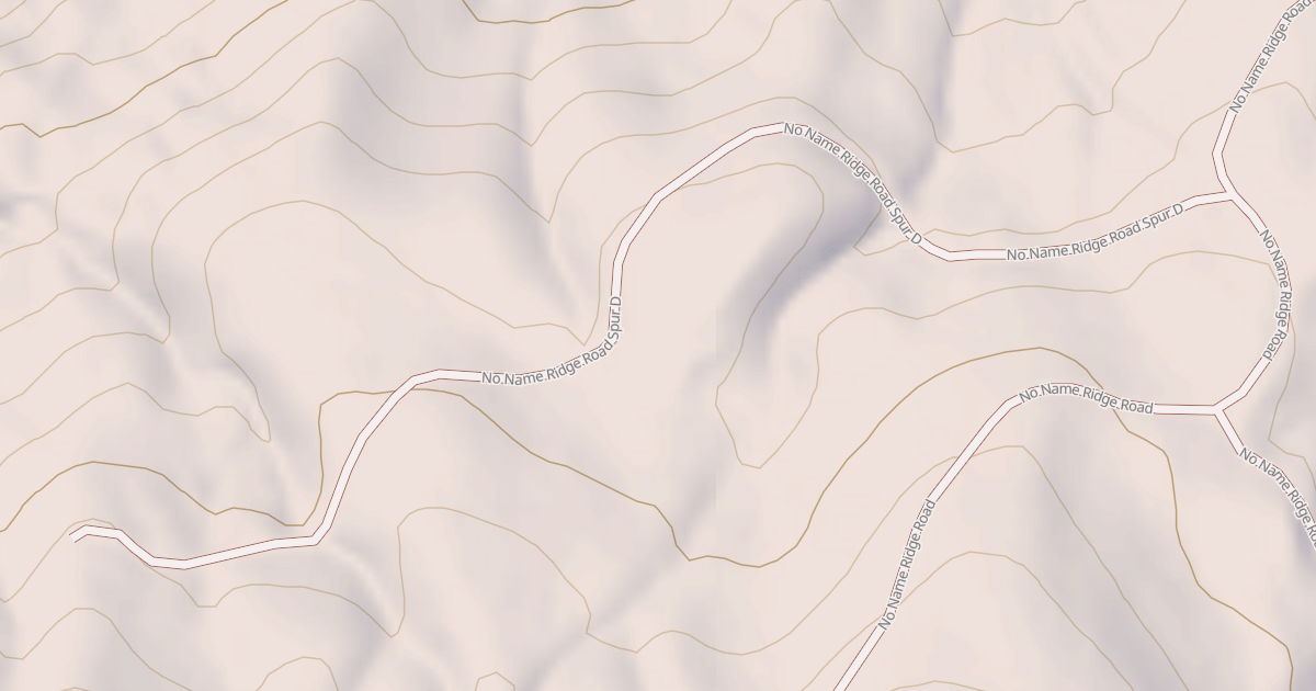 Map preview of NO NAME RIDGE SPUR D