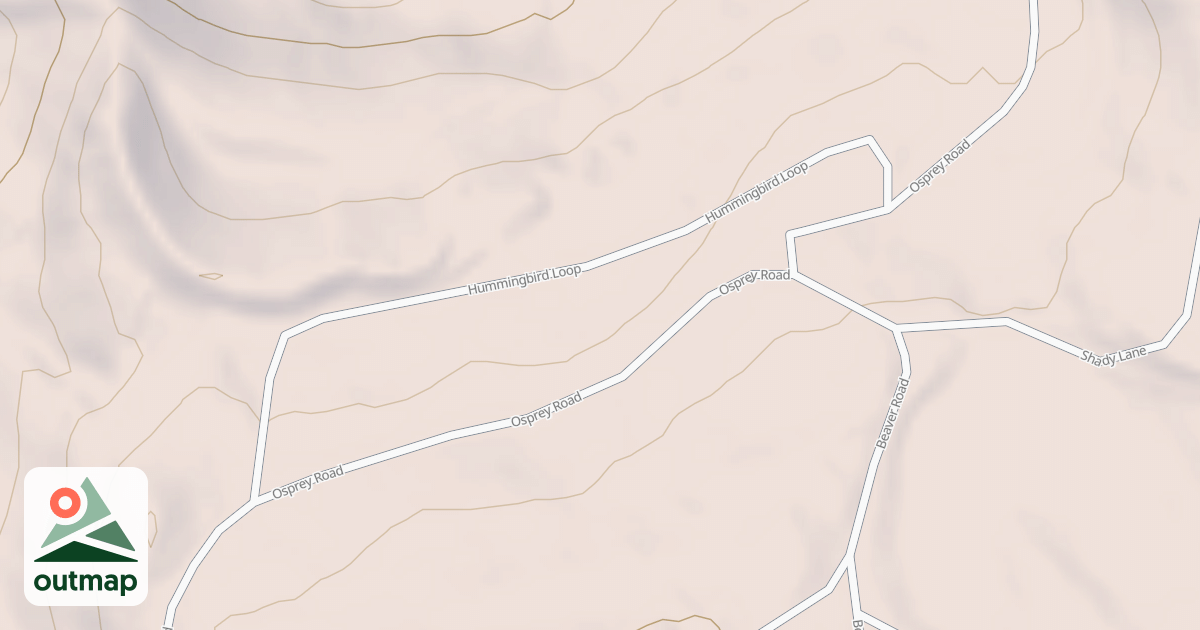 Map of 742A HUMMINGBIRD LOOP