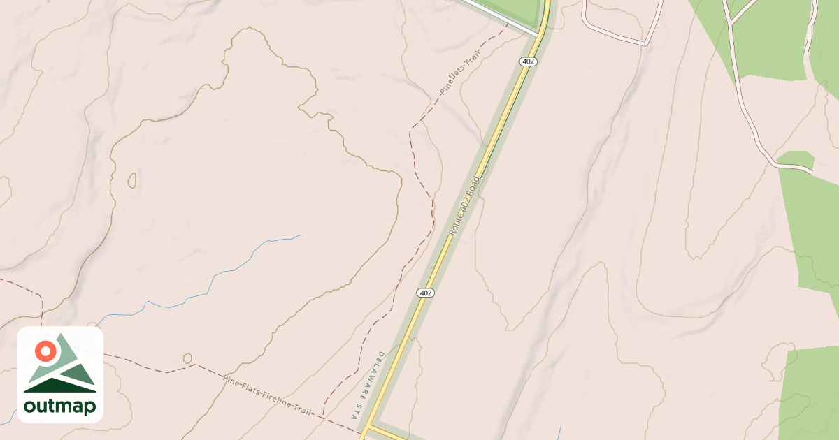 Map of Edgemere-Pecks Pond - Snowmobile Trails
