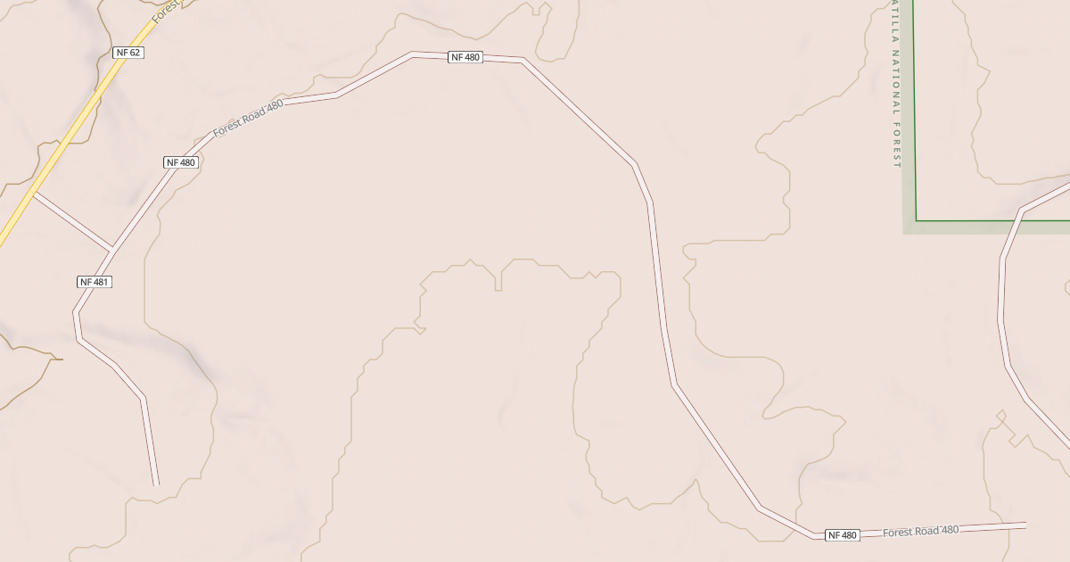 Map preview of USFS Motor Vehicle Use Map Trails 17772