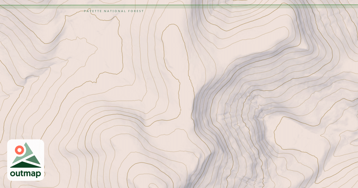 Map of COW POINT NORTH