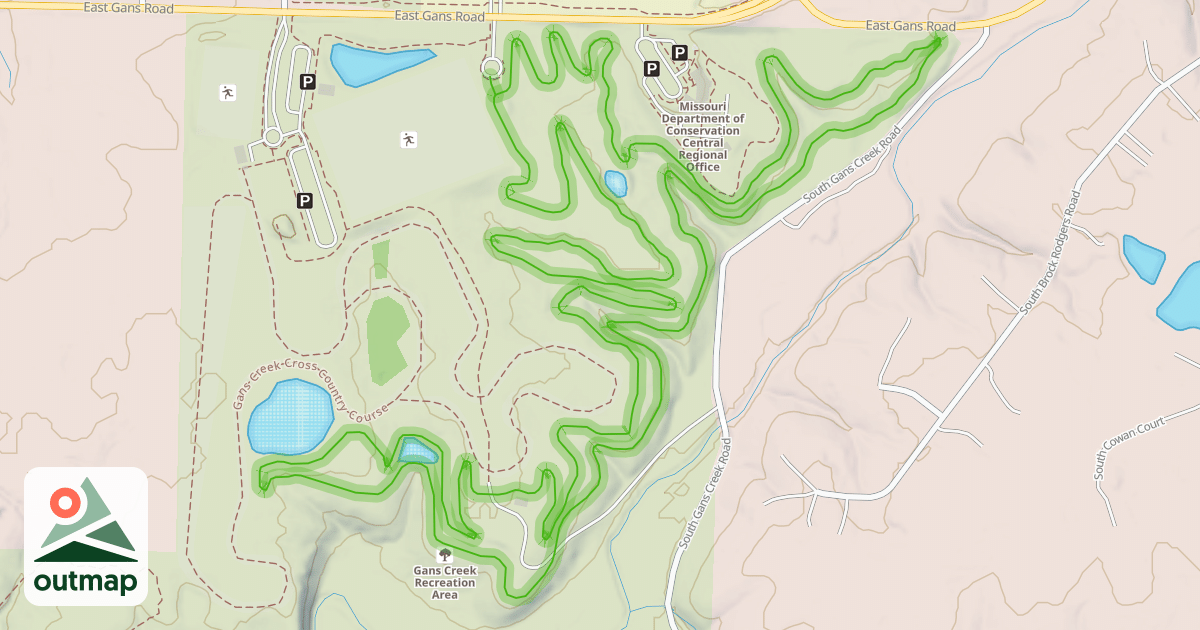 Map of Discovery Ridge Trail