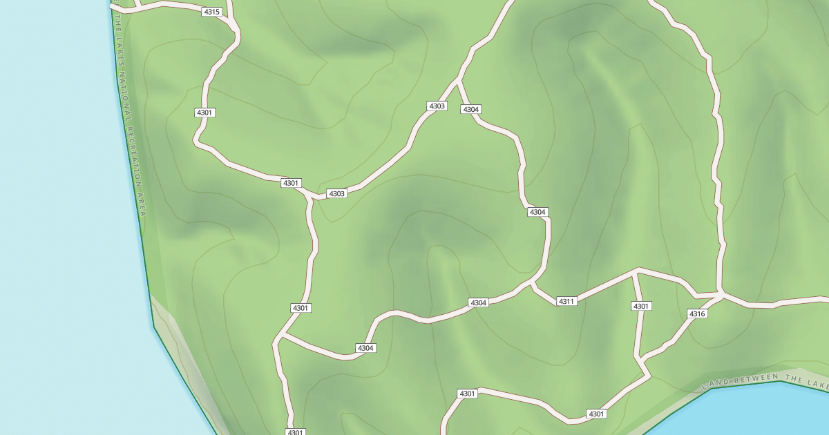 Map preview of USFS Motor Vehicle Use Map Trails 19912
