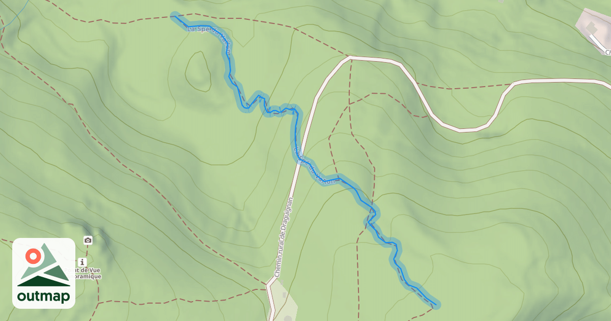 Map of La Spé du Vallon