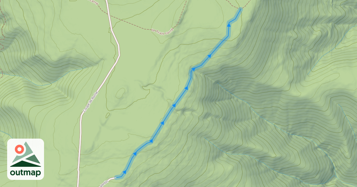 Map of Le Valentin