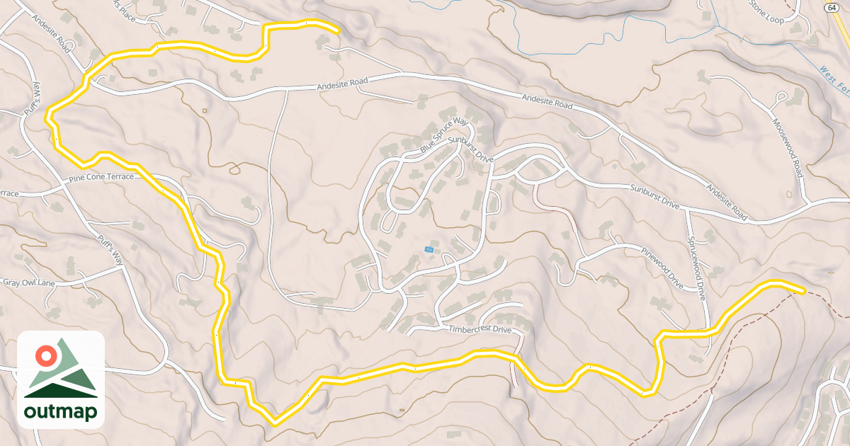 Map of Andesite