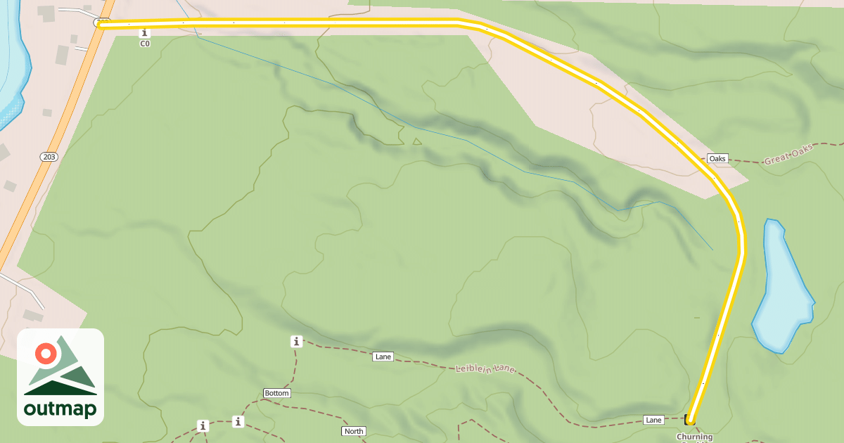 Map of Christiansen Road