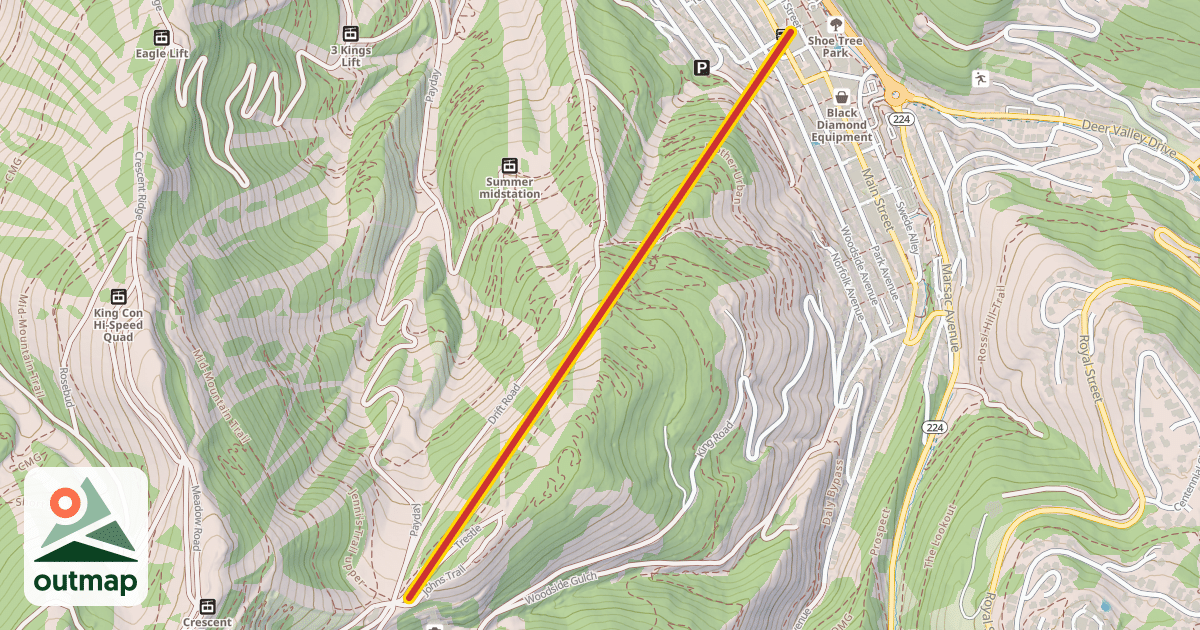 Map of Town Lift