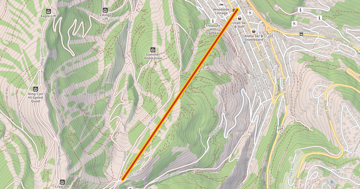 Map preview of Town Lift