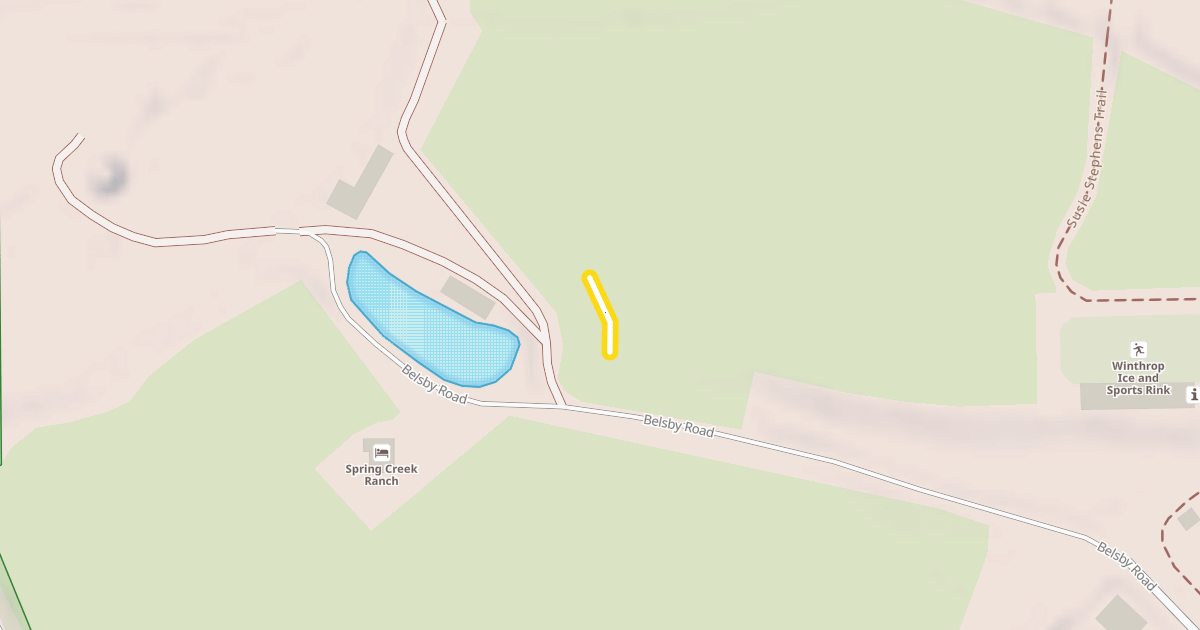 Map preview of Methow Valley Community Trail- Winthrop to Powers Plunge