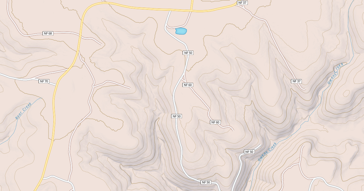 Map preview of USFS Motor Vehicle Use Map Roads {0569271D-A735-412D-B0D5-126205C788E6}