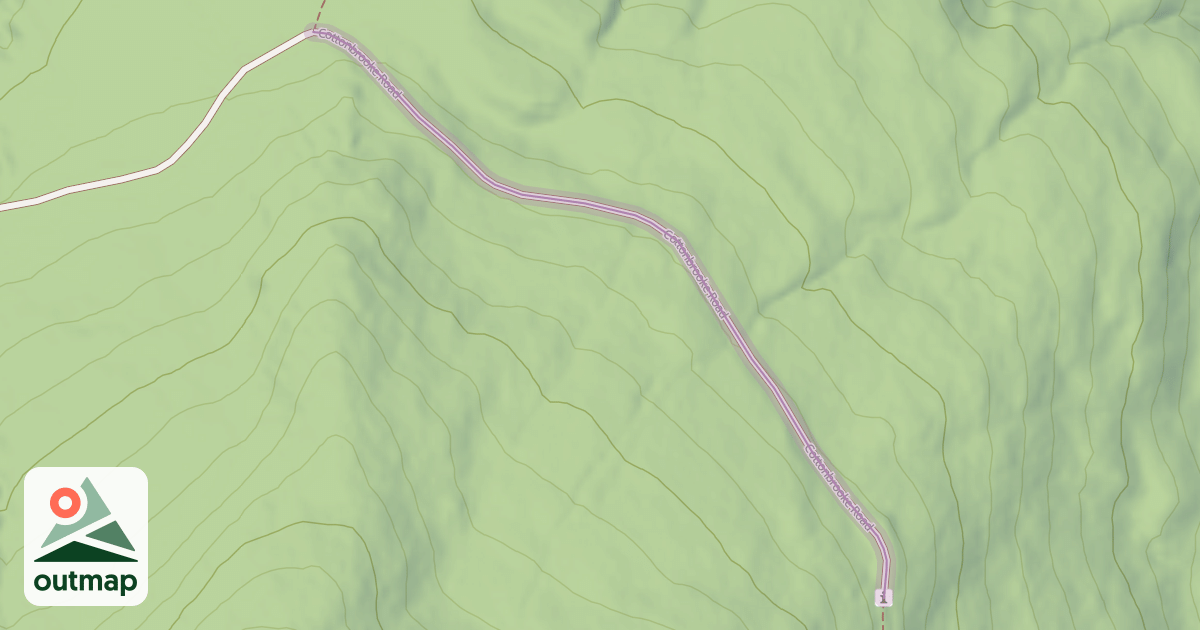 Map of Cottonbrooke Road