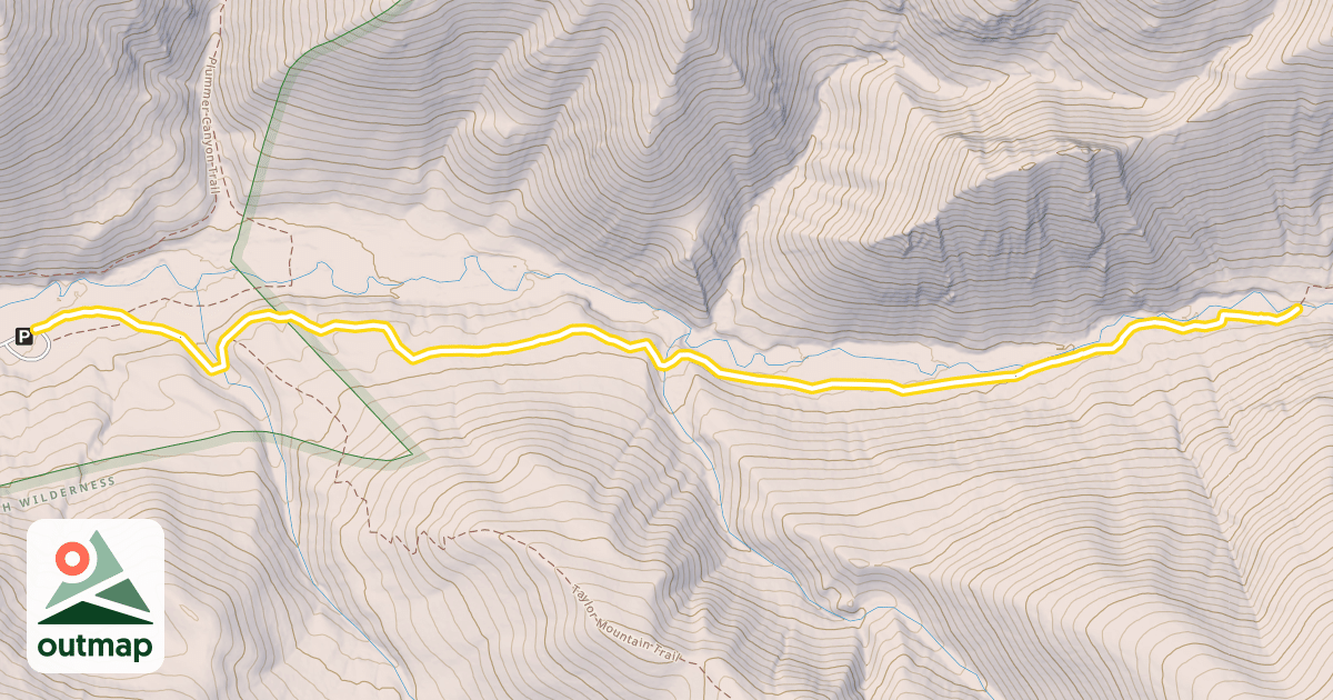 Map of Moose Creek Trail