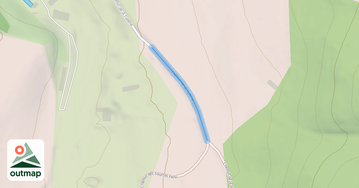 Map of Chemin de la Tuilerie