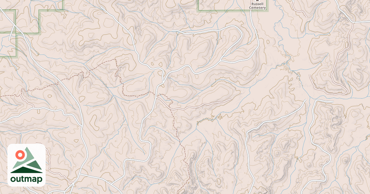 Map of POLE BRANCH