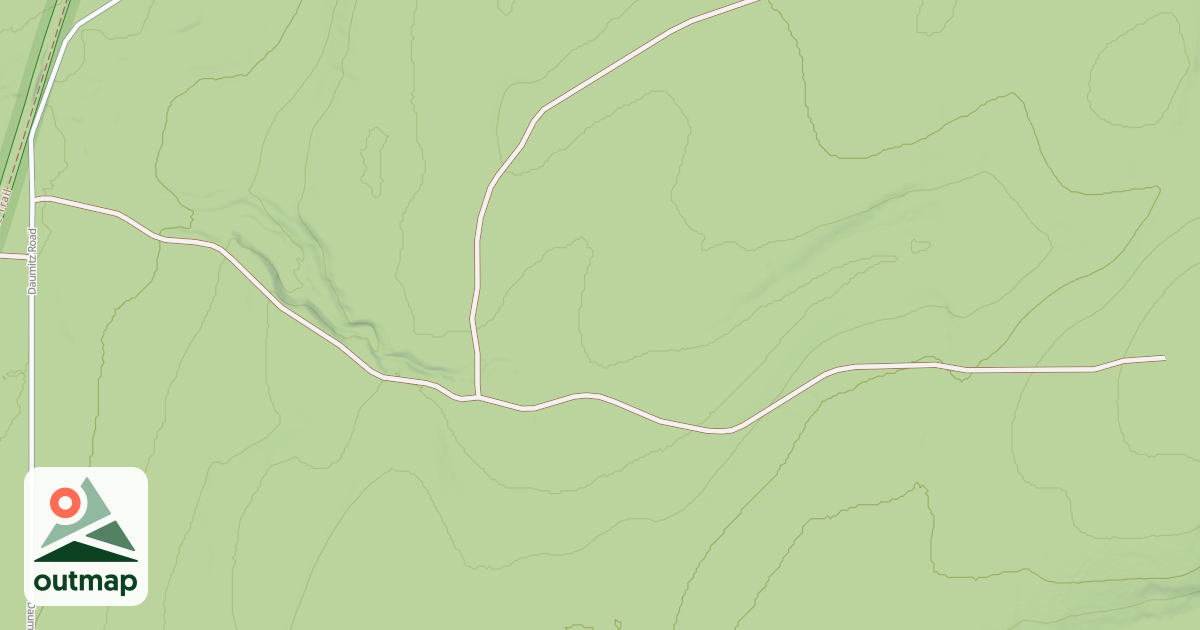 Map of BRULE RIVER EAST ROAD
