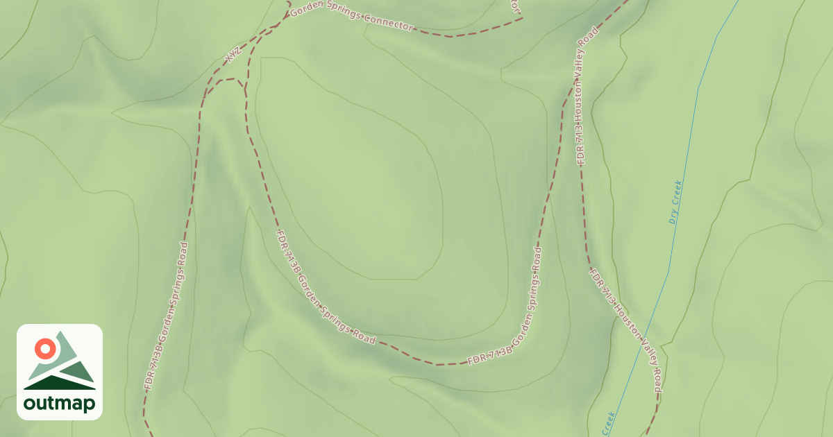 Map of Fdr-713 Gordon Springs Road