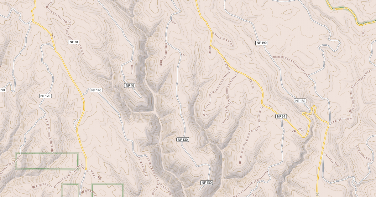 Map preview of USFS Motor Vehicle Use Map Roads {924F1CE4-F0A7-4B97-8C0B-D20A876FA939}