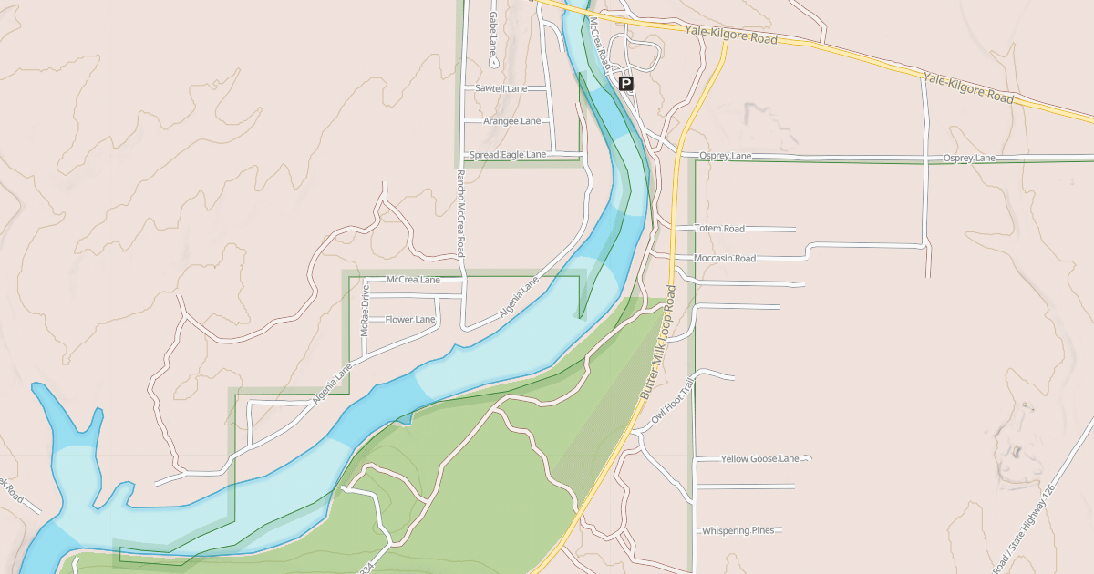 Map preview of Lakeside Trail