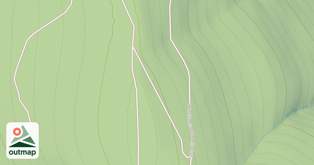 Map of BUCKHORN RIDGE