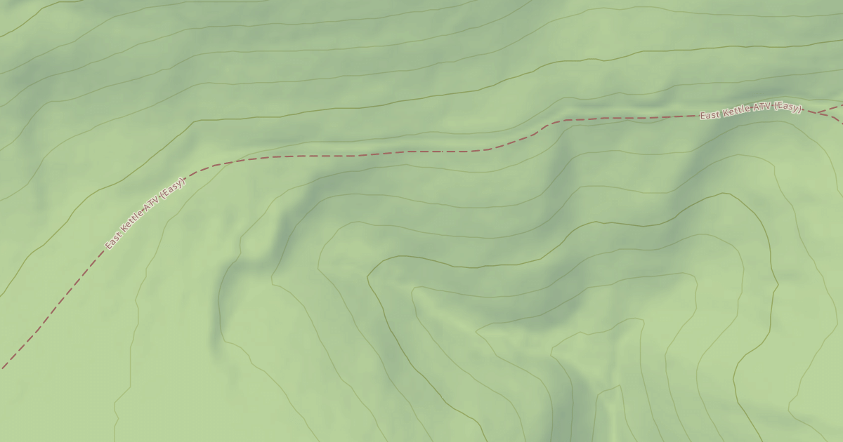 Map preview of East Kettle ATV Trail System