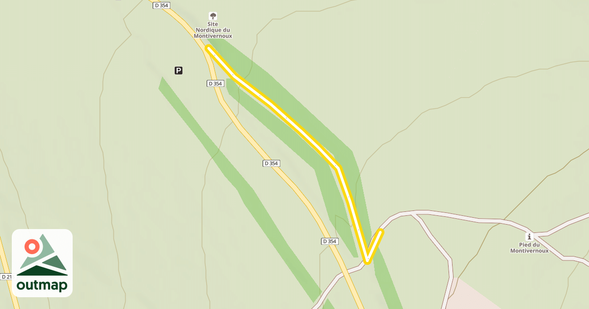Map of Tour du Montiveroux