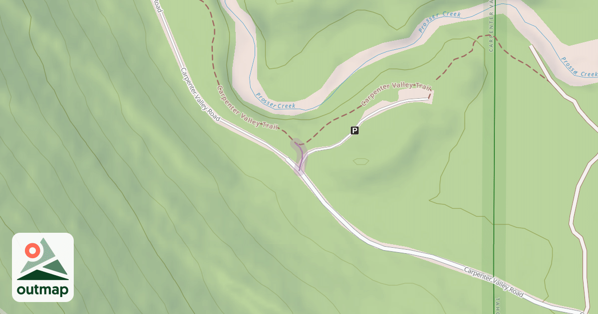Map of Carpenter Valley Trail