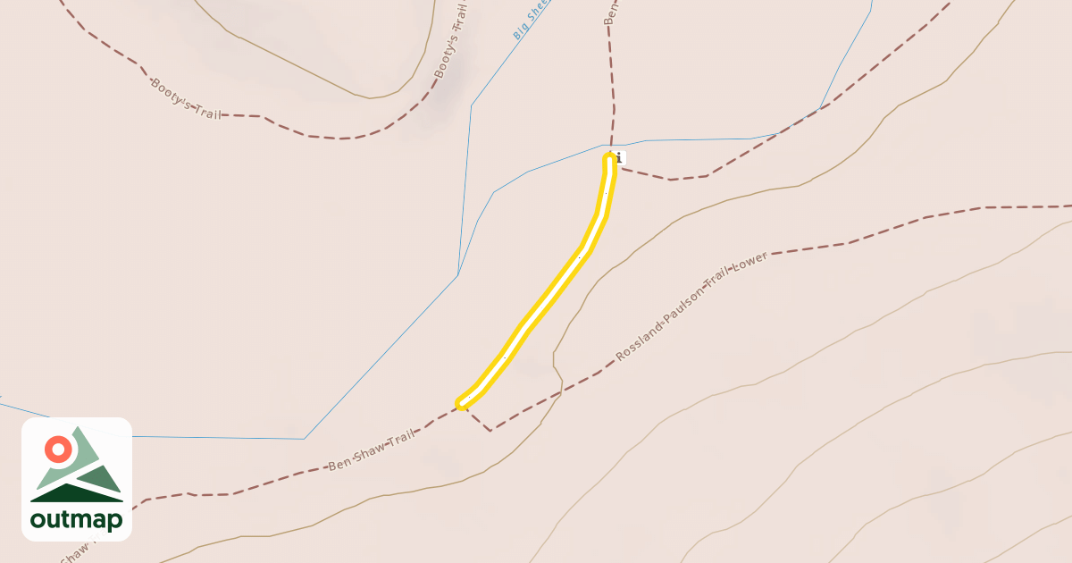 Map of Ben Shaw Trail