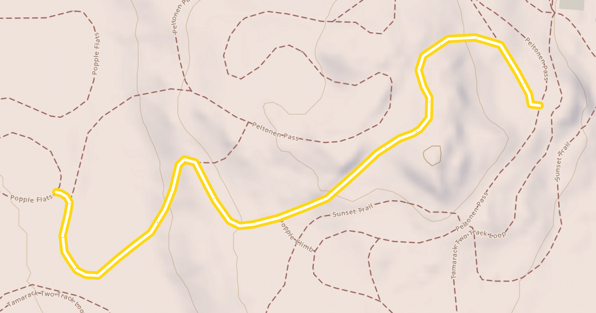 Map preview of Popple Climb